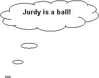 Cloud Callout:  Jurdy is a ball!